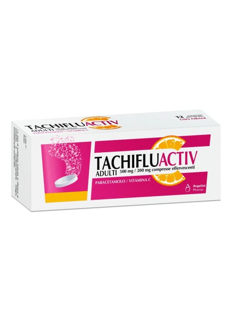 TACHIFLUACTIV INFLUENZA E RAFFREDDORE*10 cpr eff 500 mg + 60mg