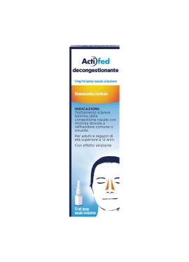 ACTIFED DECONGESTIONANTE*spray nasale 10 ml 1 mg/ml