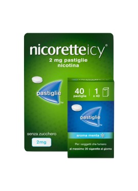 NICORETTEICY*40 pastiglie 2 mg