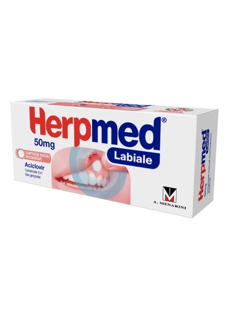 HERPMED LABIALE*2 cpr buccali 50 mg