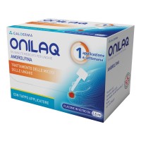 ONILAQ*smalto unghie 1 flacone vetro 2,5 ml 5% con tappo applicatore e con accessori