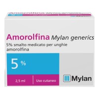 AMOROLFINA (MYLAN GENERICS)*smalto unghie 1 flacone 2,5 ml 5%