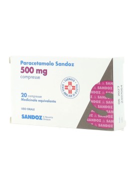PARACETAMOLO (SANDOZ)*20 cpr 500 mg