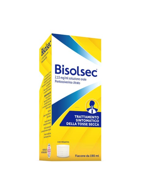 BISOLSEC*orale soluz 190 ml 2,13 mg/ml flacone