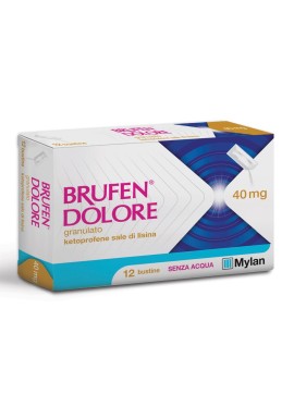 BRUFEN DOLORE*orale grat 12 bust 40 mg