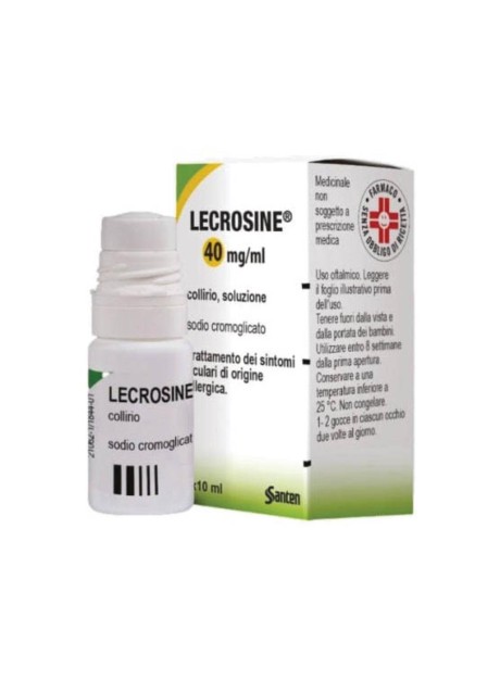 LECROSINE*collirio 1 flacone 10 ml 40 mg/ml