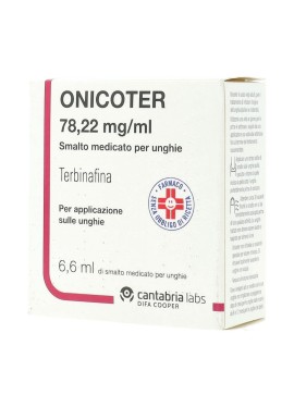 ONICOTER*smalto unghie 1 flacone 6,6 ml 78,22 mg/ml
