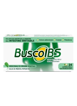 BUSCOIBS*24 cps molli gastroresistenti 181,6 mg 0,2 ml