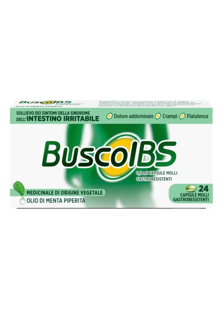 BUSCOIBS*24 cps molli gastroresistenti 181,6 mg 0,2 ml
