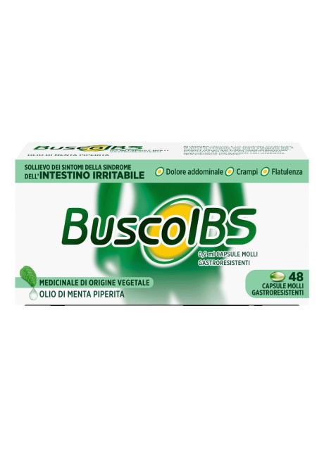 BUSCOIBS*48 cps molli gastroresistenti 181,6 mg 0,2 ml