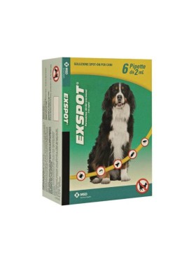 EXSPOT*spot-on soluz 6 pipette 2 ml 715 mg/ml cani