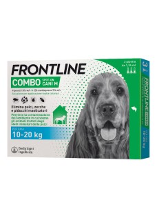 Frontline combo 3 pipette per cani da 10 a 20 kilogrammi