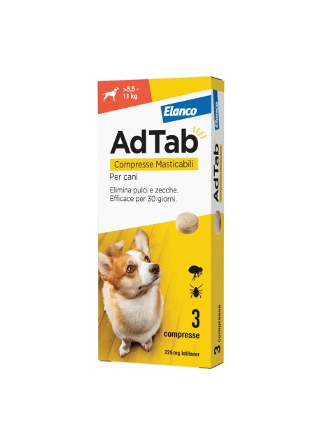 ADTAB*3CPR 225MG CANI 5,5-11KG