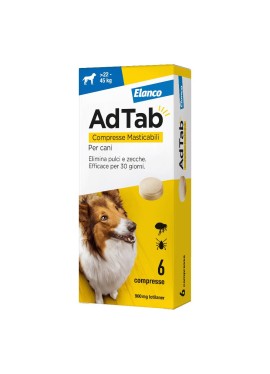 ADTAB 6CPR 900MG CANI 22 45KG