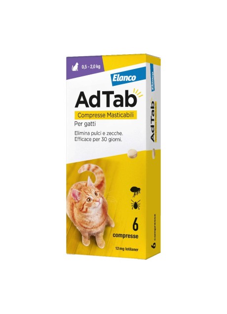 ADTAB 6CPR 12MG GATTI 0 5 2KG