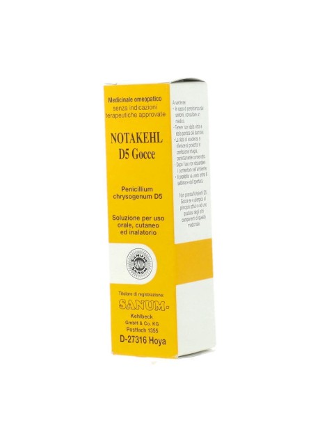 SANUM NOTAKEHL D5 GOCCE 10 ML