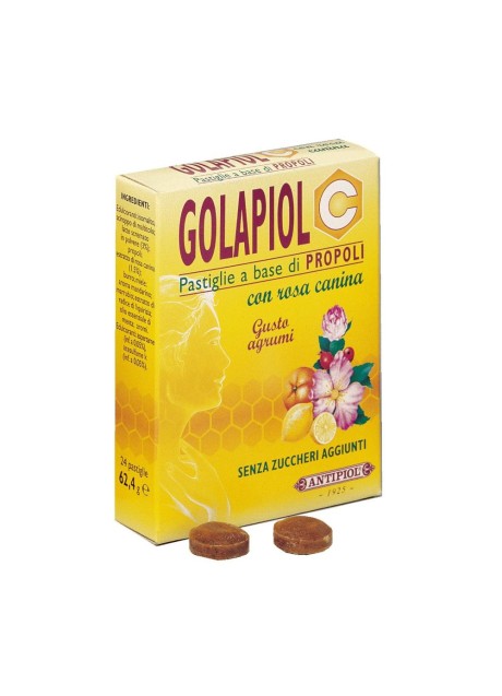 GOLAPIOL C AGRUMI SENZA ZUCCHERO 24 PASTIGLIE