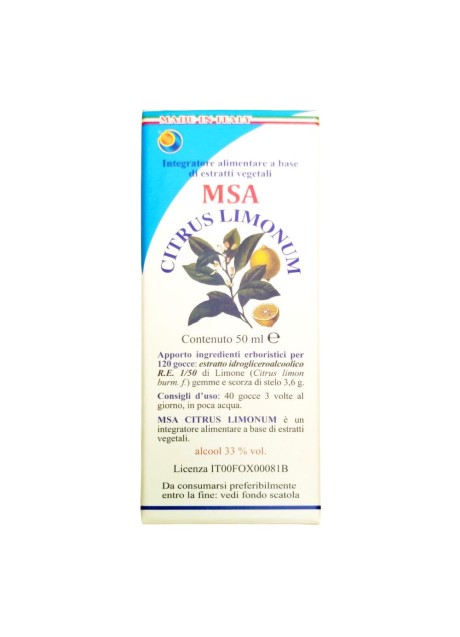 MSA CITRUS LIMONUM 50ML