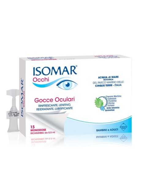 ISOMAR OCCHI GOCCE OCULARI ALL'ACIDO IALURONICO 0,20% 15 FLACONCINI