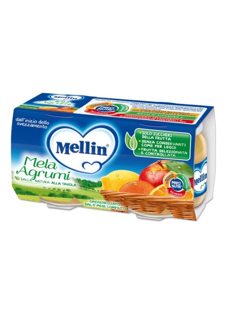 MELLIN-OMO MELA/ARANC 2X100G