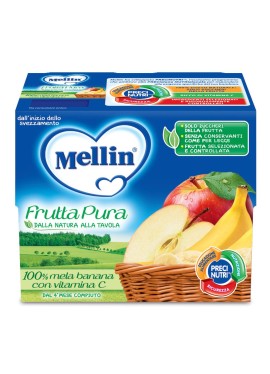 MELLIN FRUT PURA MELA/BAN4X100