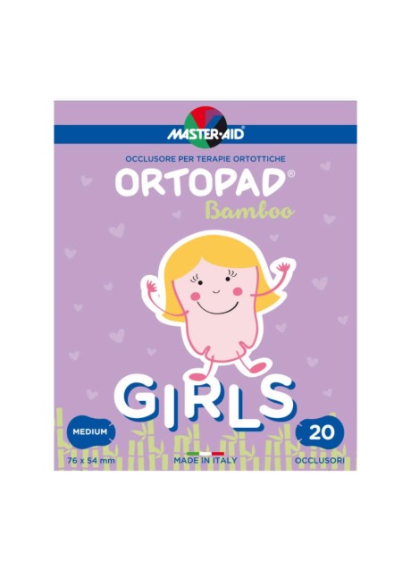 ORTOPAD CER OCUL GIRLS MED 20PZ