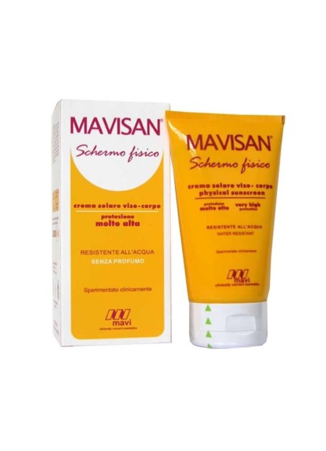 Mavisan Schermo Fisico - Protezione solare viso/corpo molto alta 150 ml