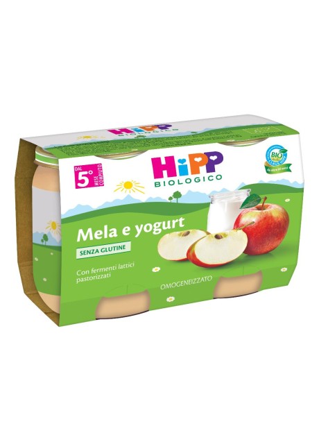 HIPP MERENDA MELA YOGURT 2X125G