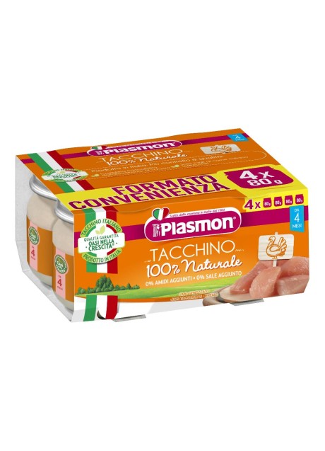 PLASMON OMOG TACCHINO 4X80G