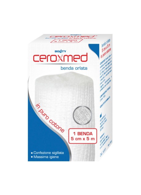 CEROXMED-BND ORL COT  5X 5