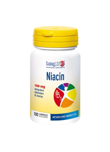 NIACIN 100MG 100TAV  LONGLIFE