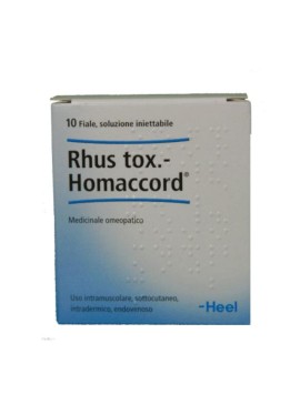 HEEL RHUS TOXICODENDRON HOMACCORD 10 FIALE DA 1,1 ML L'UNA