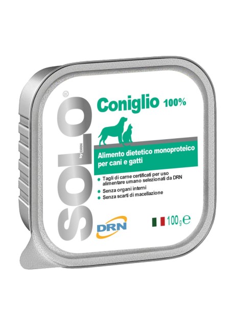 SOLO CONIGLIO CANI/GATTI 100G