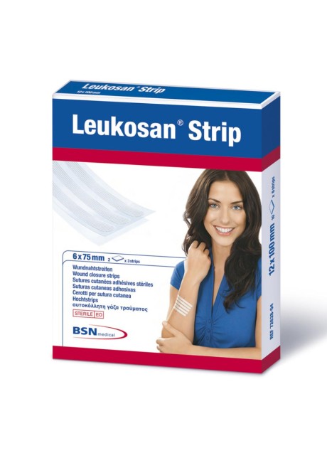 LEUKOSAN STRIP CER 6X75MM 2BX3