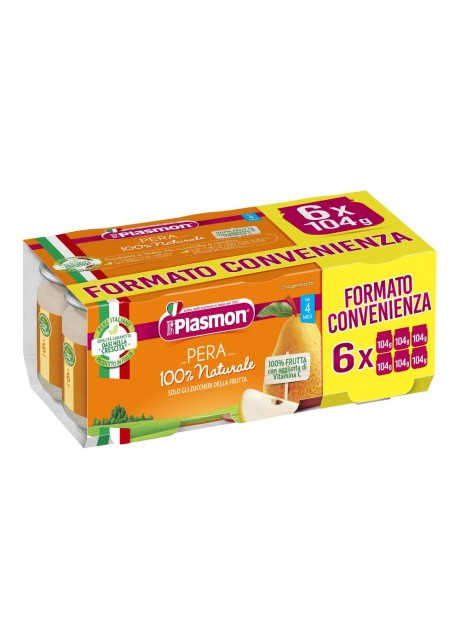 PLASMON OMOG PERA 6X104G