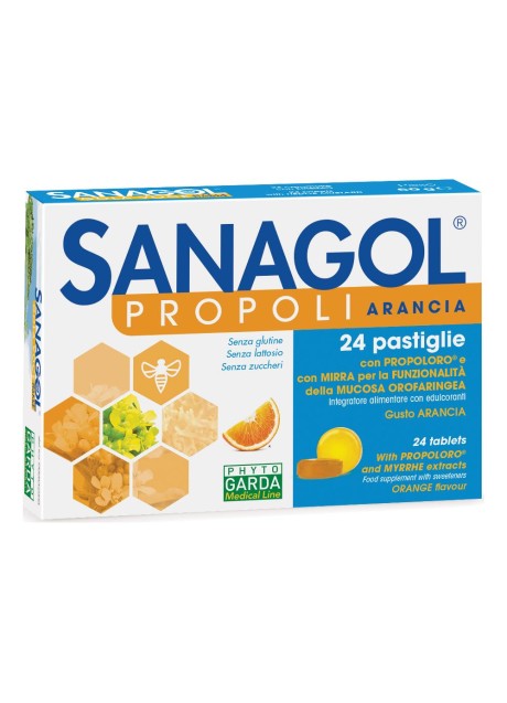 SANAGOL PROPOLI S/Z ARANCIA 24