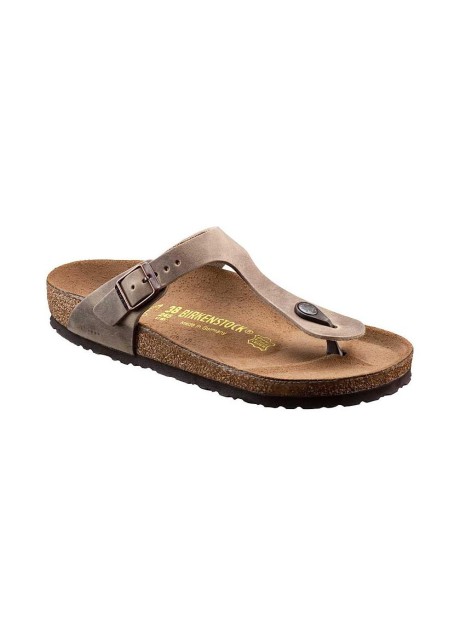 BIRKENSTOCK GIZEH TABACCO BROWN OILED LEATHER 37