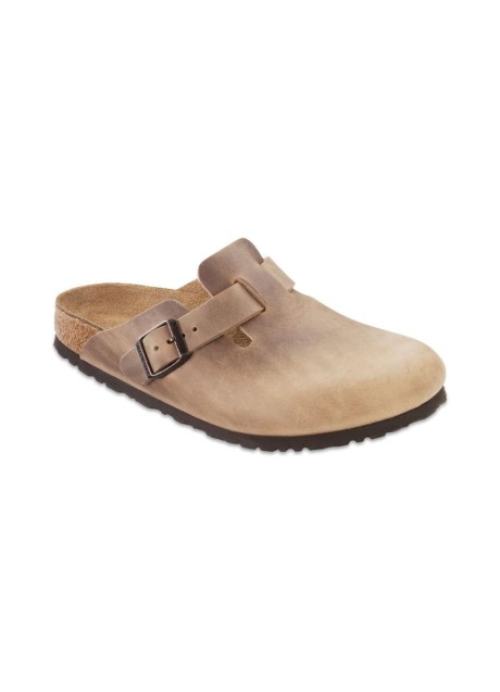 BIRKENSTOCK BOSTON TABACCO BROWN OILED LEATHER 36