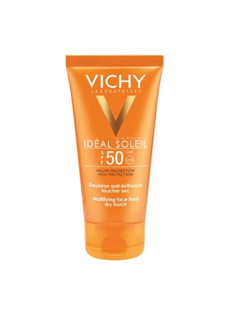 Ideal soleil viso dry touch 50