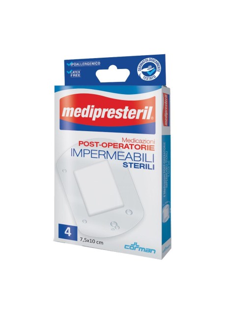 MEDIPRESTERIL CER IMP7,5X10 4P