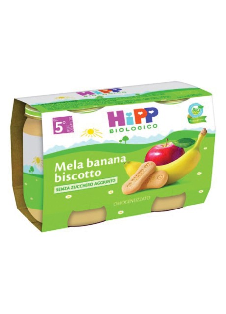 HIPP MERENDA MEL/BAN/BISC 2X125G