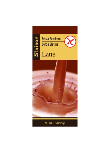 STAINER TAVOLETTA DI CIOCCOLATO AL LATTE SENZA ZUCCHERO E SENZA GLUTINE 50 G