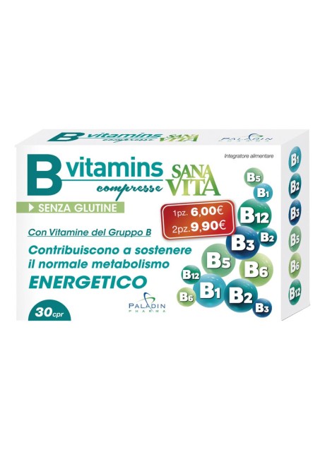 SANAVITA B-VITAMINS 30CPR