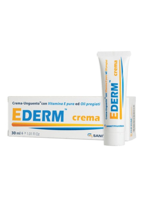 Ederm crema-unguento con vitamina E - per pelli fragilizzate e infiammate