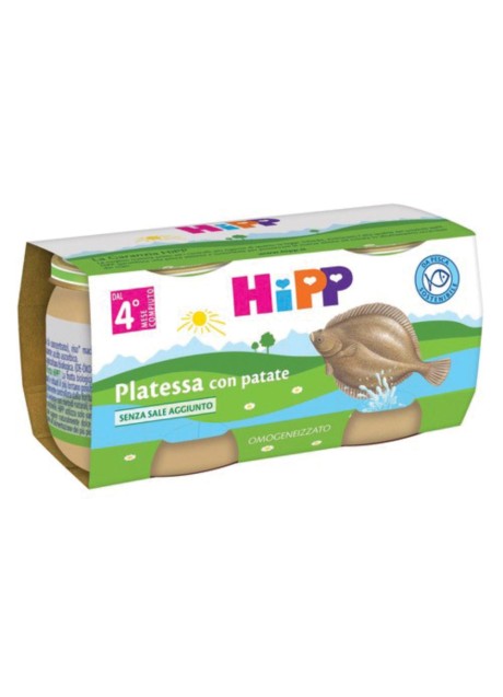 HIPP OMOG PLATESSA 2X80G