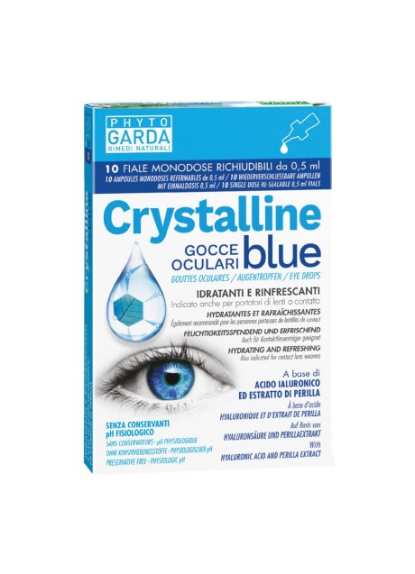 CRISTALLINE BLU GOCCE OCUL 10F