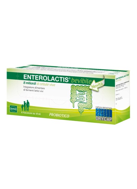 ENTEROLACTIS 6FLAC 10ML