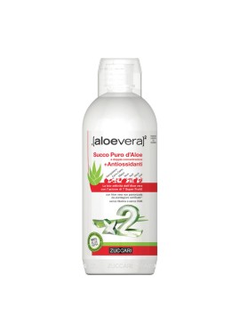 Aloevera2 succo puro d'aloe a doppia concentrazione+ antiossidanti 1 litro