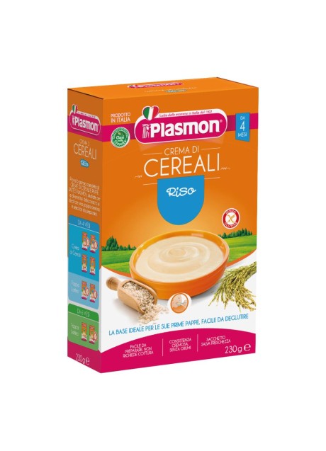 PLASMON CEREALI CREMA RISO230G