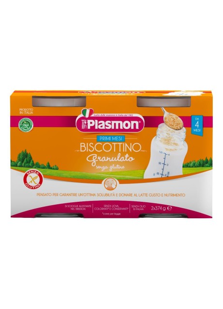 PLASMON BISCOTTINO GRANULATO 2 X 374 G